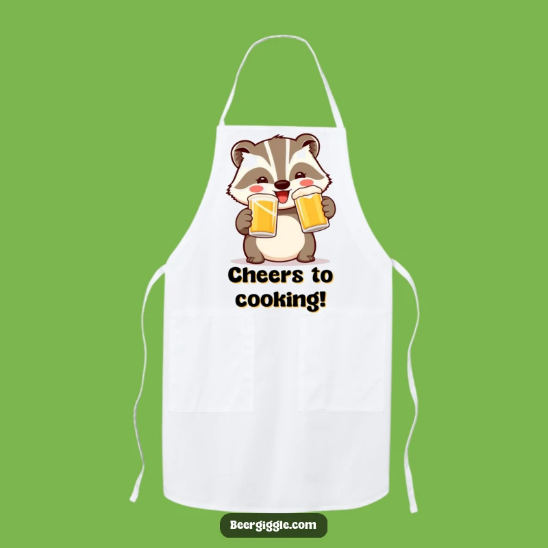 Funny Badger Toast Apron: Cook and Celebrate in Hilarious Style