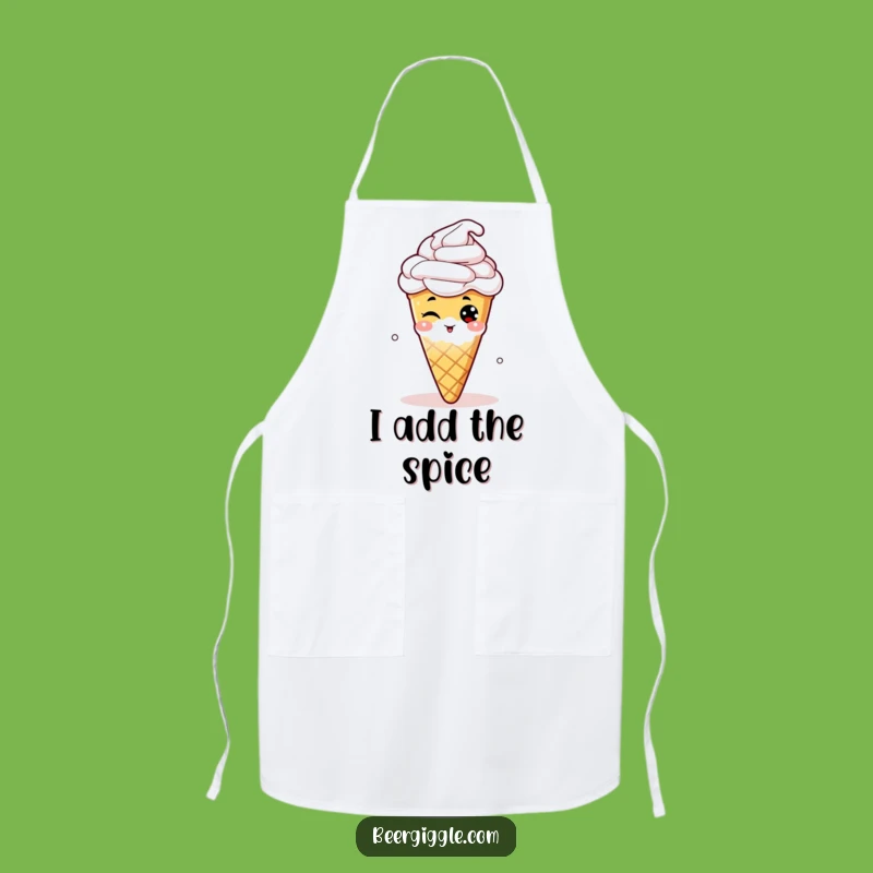 Funny Hop Cone Wink Apron: Cook With A Smile And A Wink