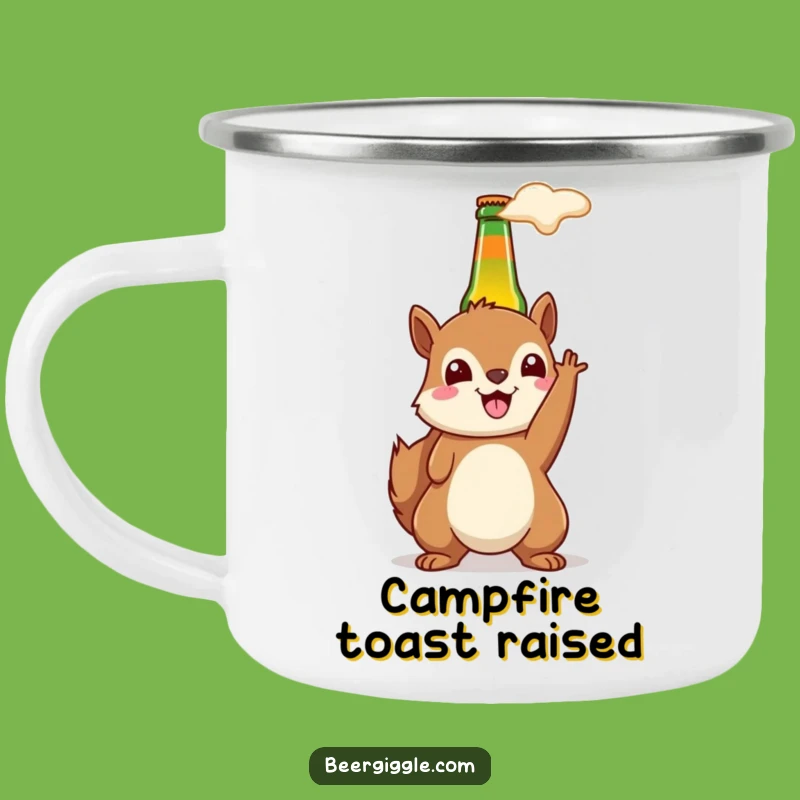 Funny Kawaii Squirrel Beer Camping Mug - Outdoor Celebration