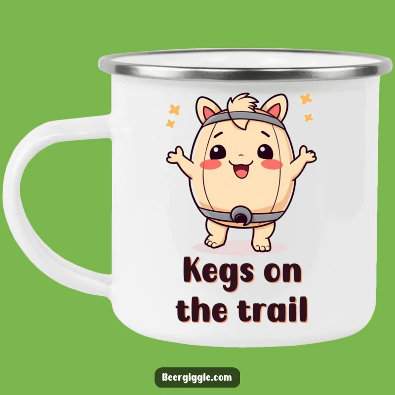 Funny Keg Bum Dance Camping Mug: Adventure With A Laugh