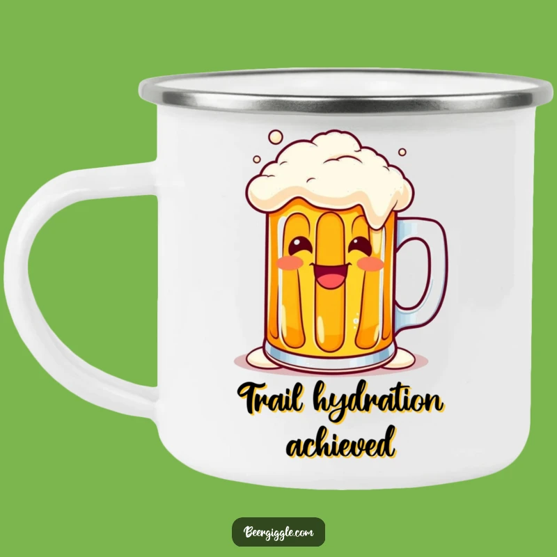 Adventure Ready Funny Kawaii Beer Mug - Outdoor Laughs Guaranteed!