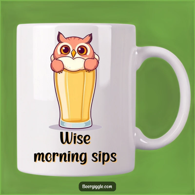 Funny Owl Beer Mug: Wise and Hilarious Drink Companion