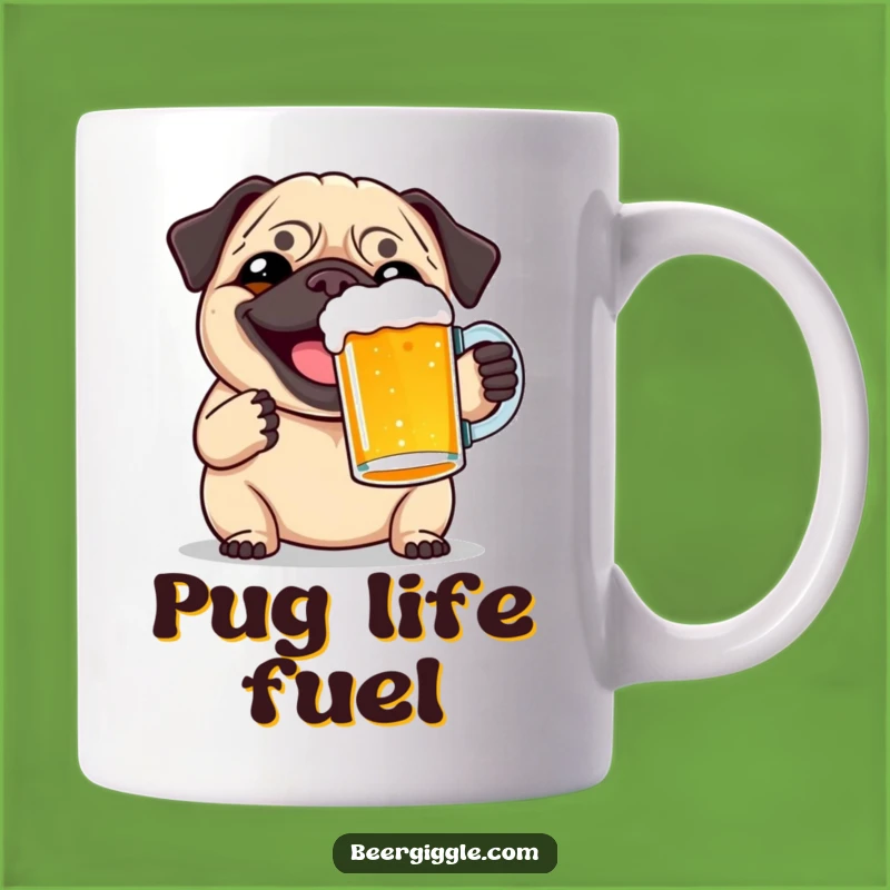 Funny Pug Beer Toast Mug: Hilarious Pint Toast Gift for Dog Lovers