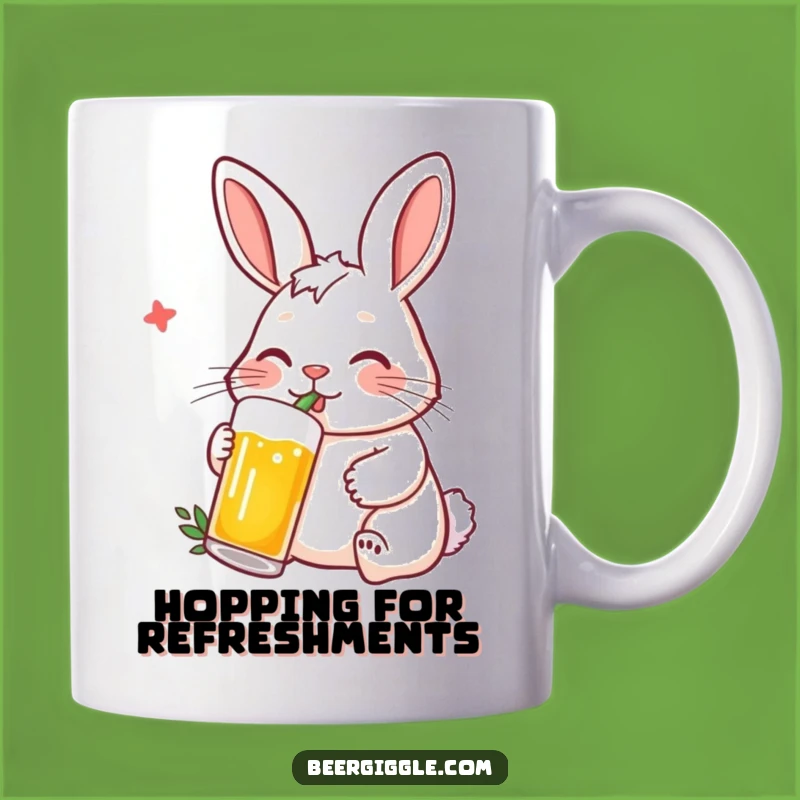 Funny Rabbit Beer Straw Mug: A Contented, Hilarious Gift for Beer Lovers