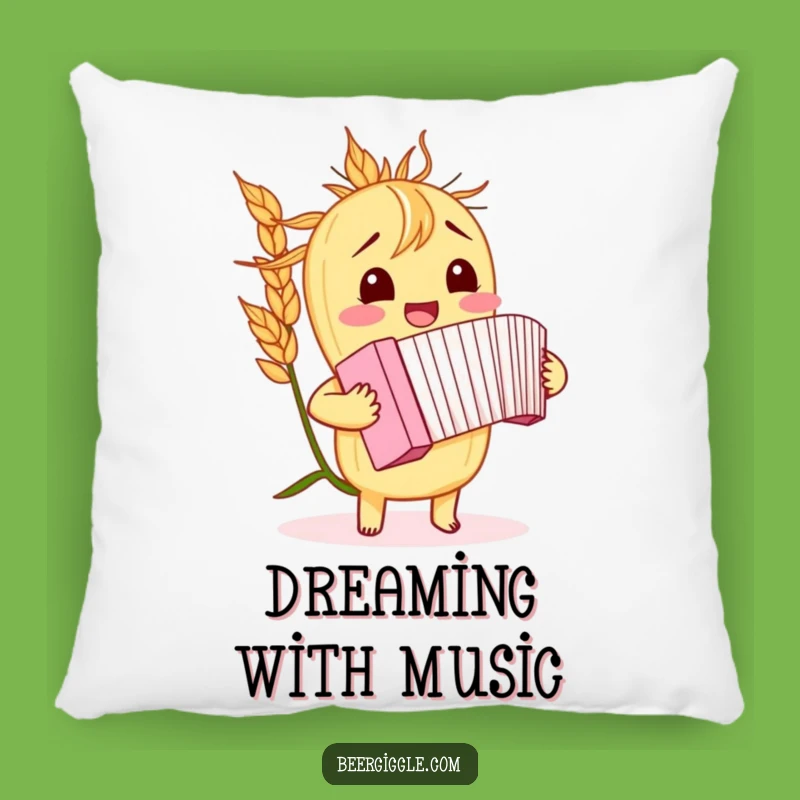 Comfortable Funny Giggling Barley Accordion Pillow - Musical Accent for Cozy Homes