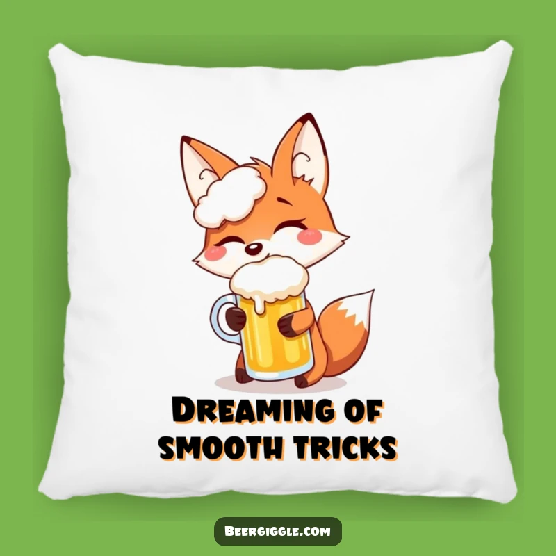 Funny Fox Beer Pillow: Cozy, Hilarious Comfort for Playful People