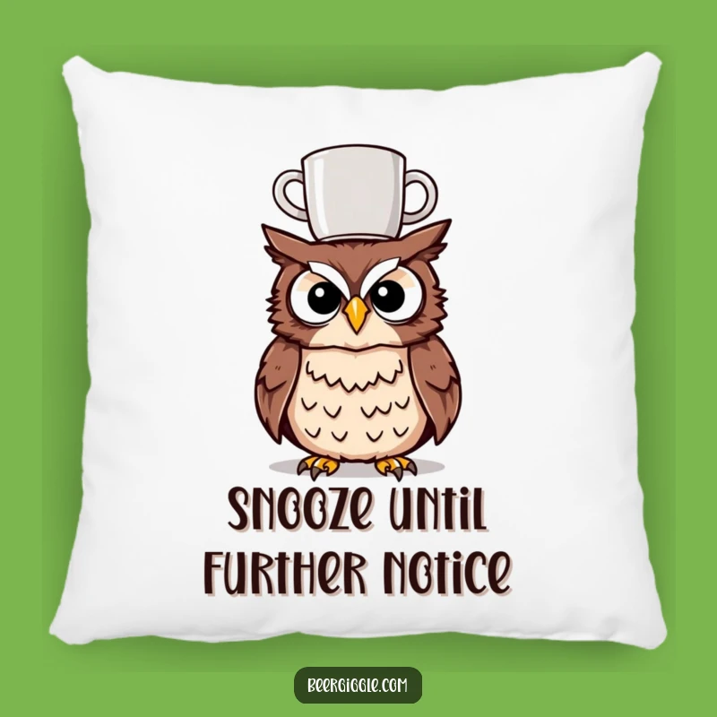 Funny Tipsy Owl Pillow: Cozy Up with This Hilarious Character for Ultimate Comfort