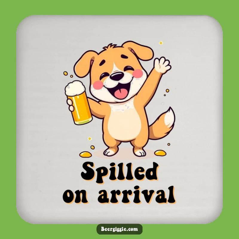 Funny Dancing Dog Coaster: Protect Your Surfaces with This Hilarious Party Accessory