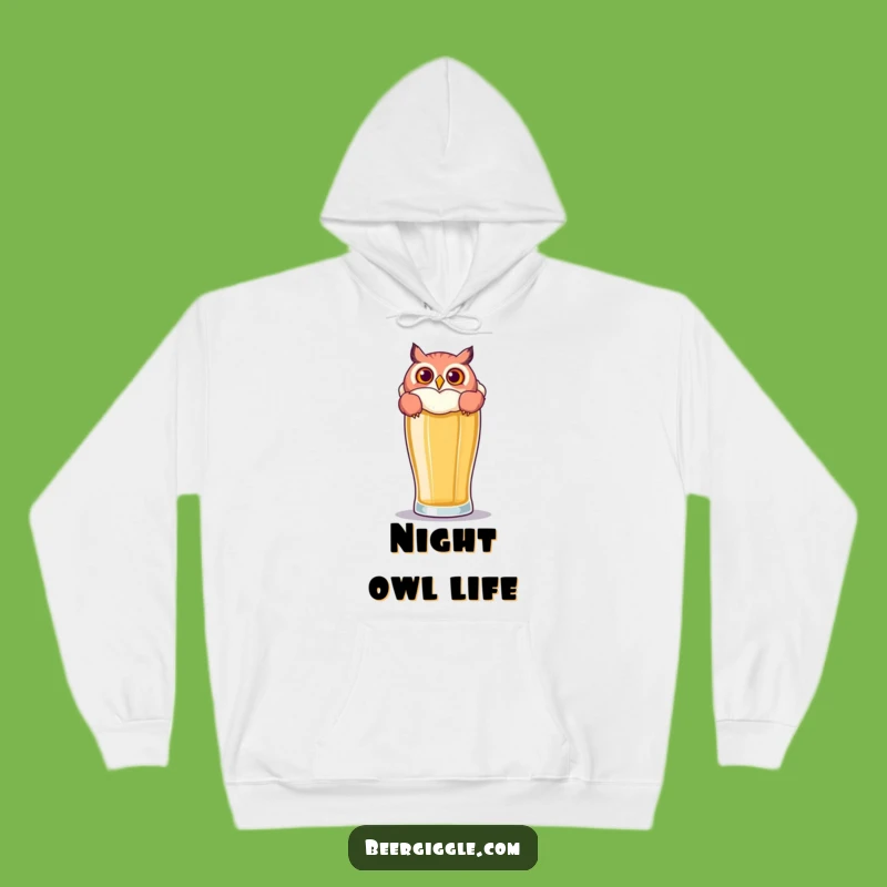 Funny Owl Beer Hoodie: Cozy and Hilarious Comfort for Owl Lovers