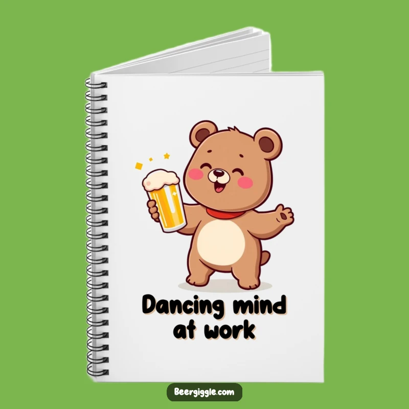 Funny Bear Notebook - Dancing Cub Journal for Happy Ideas
