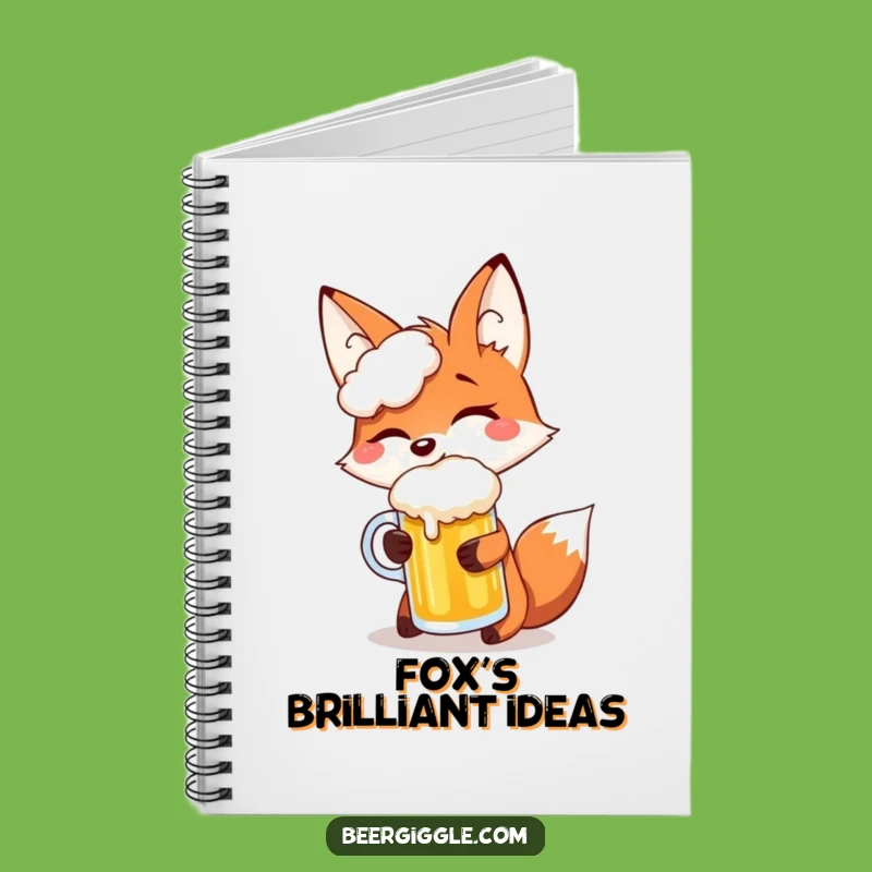 Funny Fox Beer Notebook: Hilarious Journal for Playful Minds