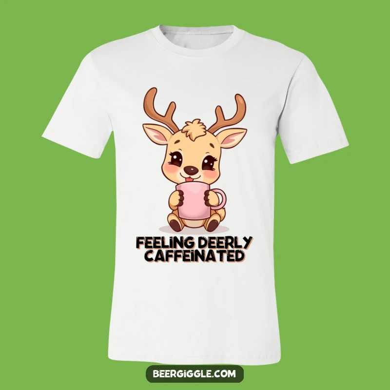 Funny Deer Antler T-Shirt: Wear Your Smile All Day Long
