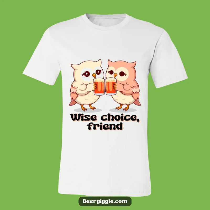 Funny Kawaii Owl Cheers Shirt - Best Friends Tee Gift