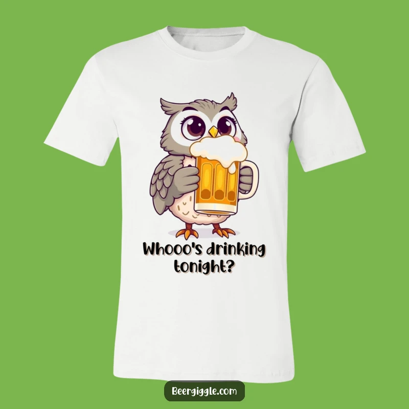 Funny Owl Beer T-Shirt: Hilarious Brew-tiful Gift for Owl Lovers