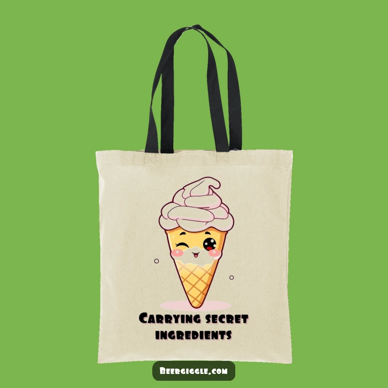 Funny Hop Cone Wink Tote Bag: Carry Your Beer Love With Style